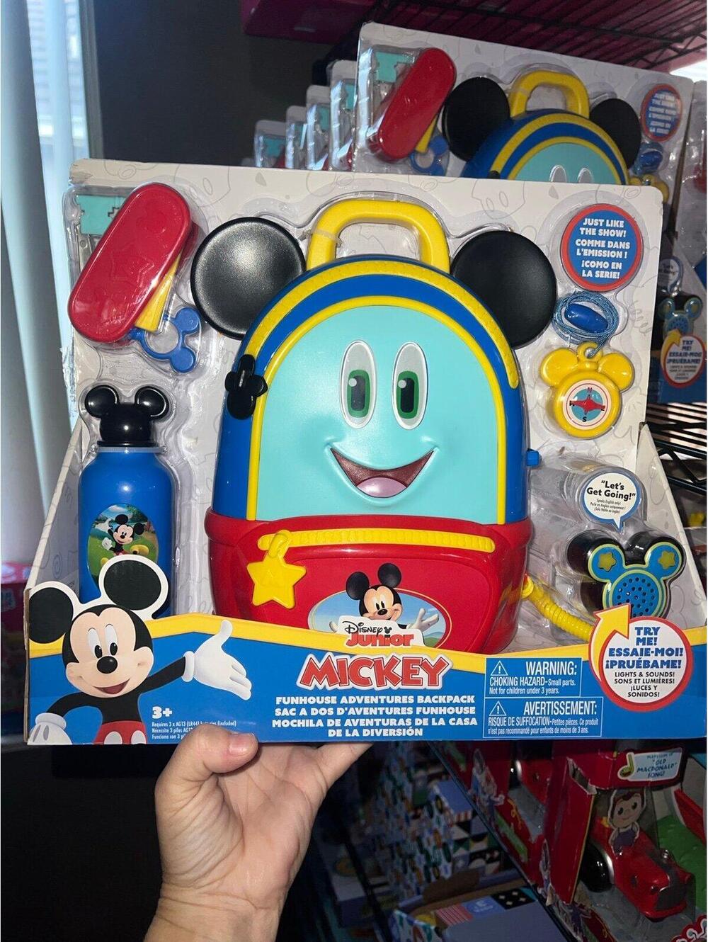 Mickey Mouse Adventure backpack toy